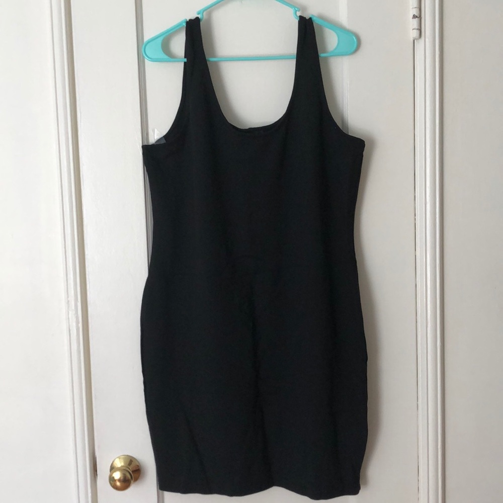 Plus Size Black Body Con Dress